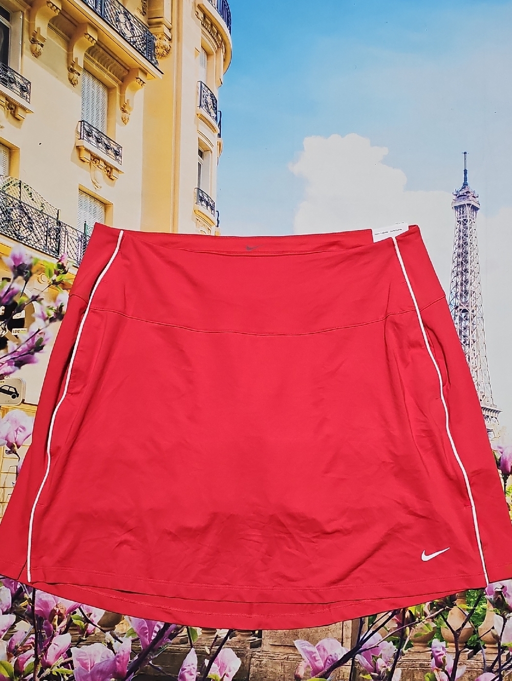 Nike Dri-FIT Red Coral Tennis Skort Size XL New